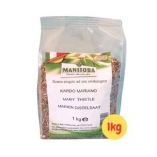 Manitoba Semi di Cardo Mariano - 1kg ideale per TUTTI GLI UCCELLI - SPED GRATIS
