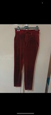 pantaloni donna eleganti Rosso Natale