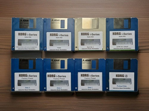Collezione stili floppy - , disk