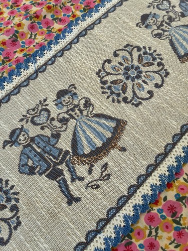 Runner tavolo vintage arte - runner,