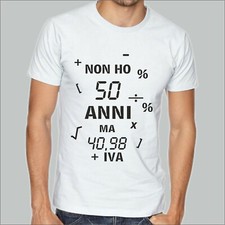 T-SHIRT Uomo 50 anni festa di