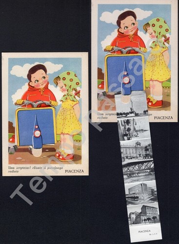 Cartolina valigetta di - a,