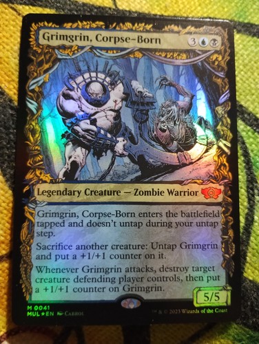 Foil borderless grimgrin - foil,