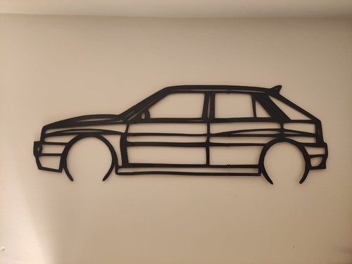 Wall art car macchina delta - car,