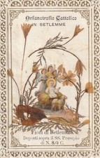 Santino "canivet"/Reliquia/Fiori di Betlemme - Fine '800/Inizi '900