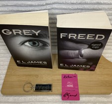 EL James Signed Grey & Freed