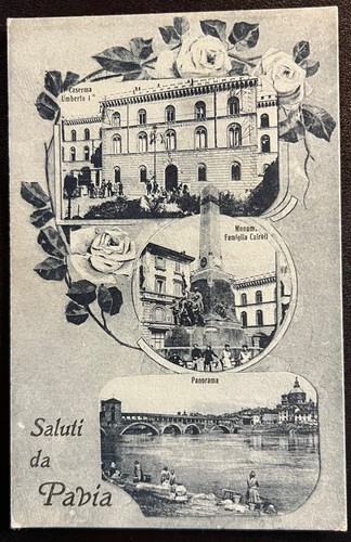 Cartolina epoca pavia - cartolina, d'