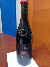Antica Bottiglia Vino Rosso "Barolo DOCG Giordano" Del 1983