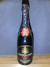 DAVIDE DA COSTA Vino Spumante BRUT Charmat 75 cl 11% VINTAGE anni '70 '80 DDC02