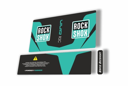Adesivo decalcomania rock shox - adesivo,