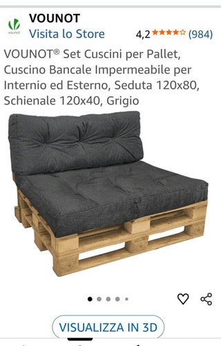 Vounot set cuscini per - 2,