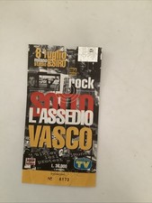 BIGLIETTO VASCO ROSSI MILANO 1995 - BIGLIETTO INTROVABILE - ROCK SOTTO L’ASSEDIO