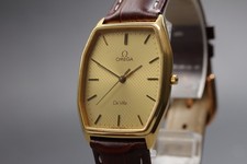 [Quasi come nuovo] OMEGA De Ville Cal.1417 Oro 26mm Quarzo Orologio Uomo Vintage