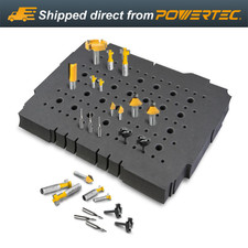POWERTEC Router Bit Vassoio di