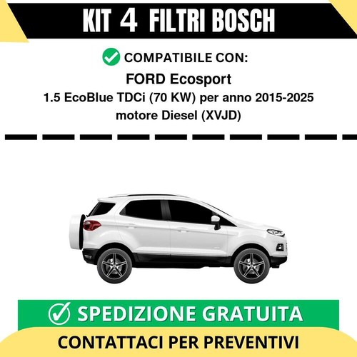 Kit filtri bosch ford - kit, 4