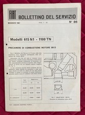 Fiat BOLLETTINO DEL SERVIZIO