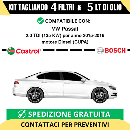 Tagliando filtri bosch - bosch, 5