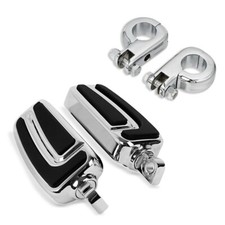 Pedane poggiapiedi paramotore 32mm compatibile con moto custom / Classic HC7