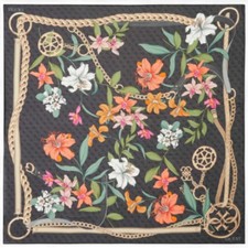 Moda Sciarpa GUESS Donna Nero