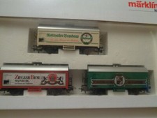  Set 3 carri birra Marklin Ziegler Brau, Schlossbraurei Hallertal