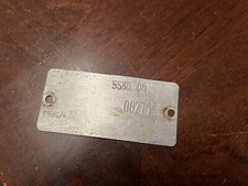 Targhetta identificativa targa telaio FIAT 616 N2/4 furgone cassone motore