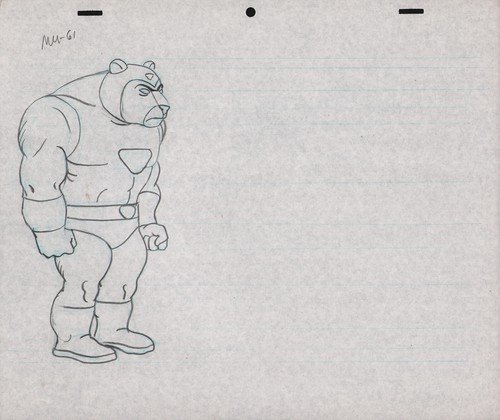 Bear man matita animazione - man,