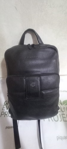 Zaino piquadro nero pelle - pelle,