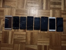 Stock 8 Smartphone Android Varie Marche per parti di ricambio