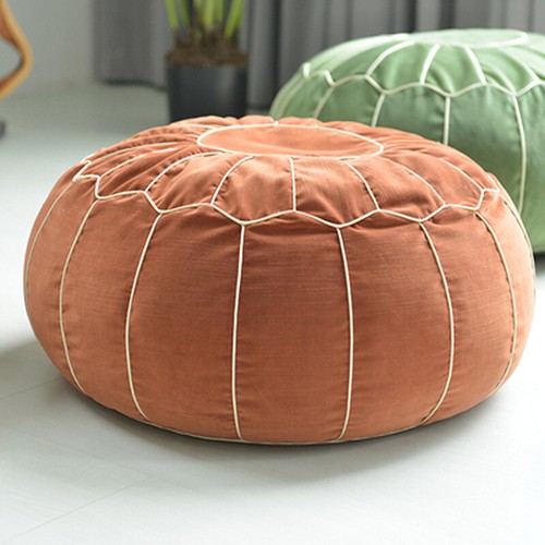 Pouf poggiapiedi rotondo - , in