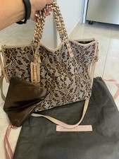 Borsa Ermanno Scervino in Pizzo Handbag Bourse Tracolla con Borsello