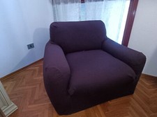 Poltrona Vintage grigia ottimo stato. Copri poltrone marrone munita.