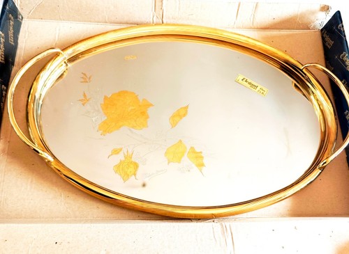 Vassoio vintage ovale elegant - vassoio,
