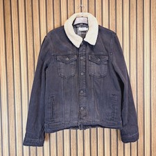 Topman Giacca Denim Nera Uomo