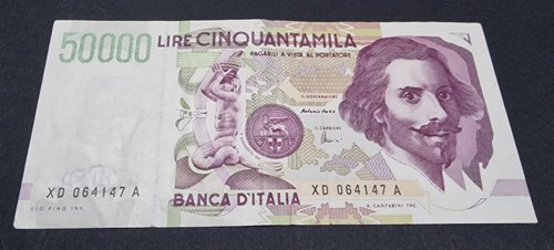 Cinquantamila 50000 lire - 50000,