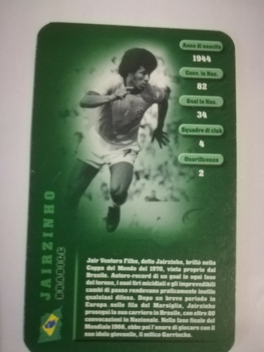 Jairzinho brasile figurina - brasile,
