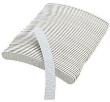 SET KIT 10 LIME CURVE SAGOMATE A BANANA per RICOSTRUZIONE UNGHIE NAIL ART GEL UV