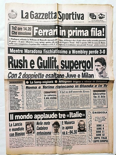 Gazzetta dello sport agosto - gazzetta, 9