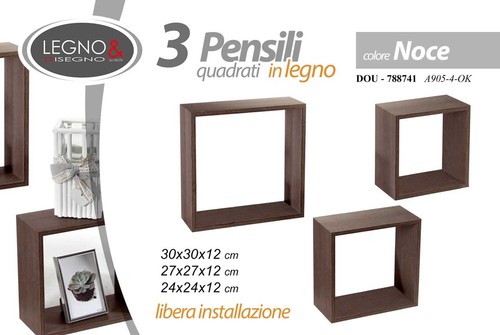 Mensole set moduli parete - set,