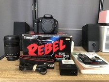 Canon EOS Rebel T3i 18,0 megapixel fotocamera reflex digitale + kit EF-S 18-135 mm IS IN SCATOLA