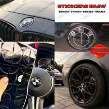 SET LOGO NERO BMW  STICKER