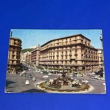 NAPOLI PIAZZA DELLA BORSA CARTOLINA A COLORI