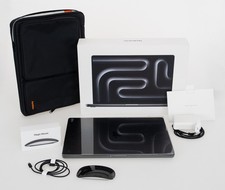 notebook apple mcbook pro 16" con chip M3 pro con magic mouse e custodia fine