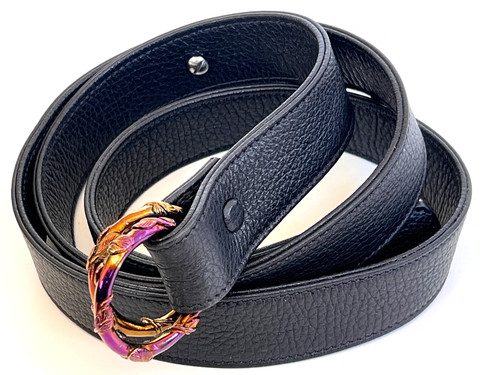 Diesel nero oro cintura uomo - diesel, +