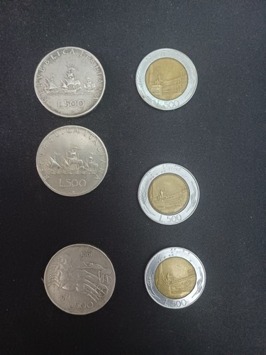 Lotto varie 500 lire - 500,