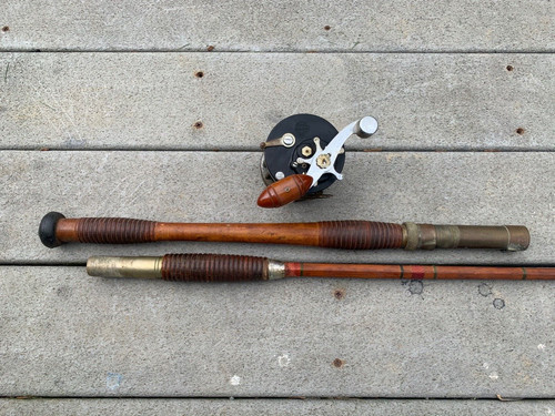 Antica canna pesca in - canna, da