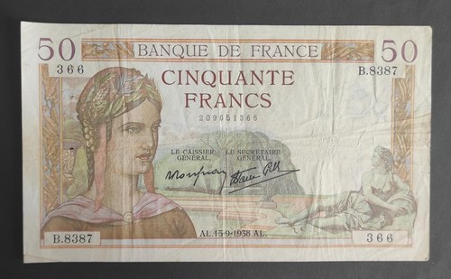 Francia banconota da 50 - francia,