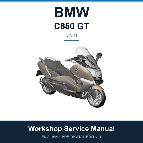 Bmw c650 k19 manuale - c650, gt
