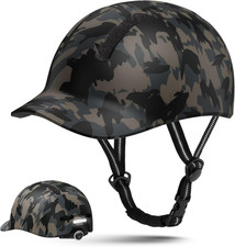 Casco Da Bici Con Visiera Uomo