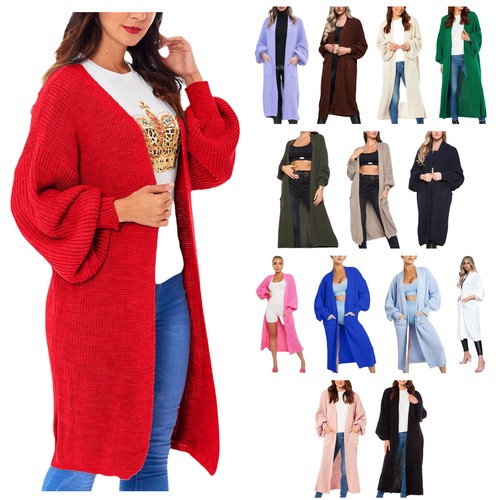 Cardigan donna maglia grossa