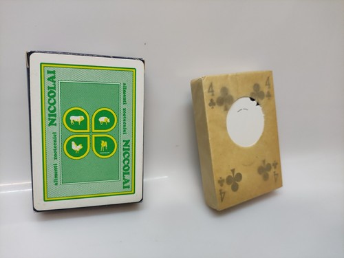 Vecchio mazzo carte gioco - carte,